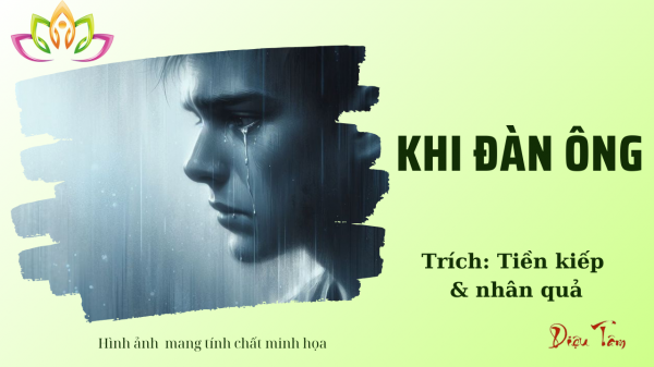 KHI ĐÀN ÔNG KHÓC